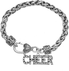 Cheer Crystal Bracelet, Safe-Hypoallergenic, Nickel, Lead & Cadmium Free!