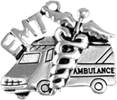 EMT Ambulance Charm, Nickel, Lead, Cadmium Free