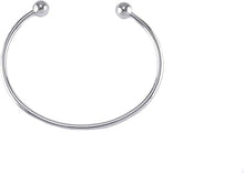 Gymnastic Genuine Pink Crystal, Open End Charm Bracelet Hypoallergenic, Safe-Nickel, Lead & Cadmium Free