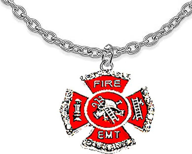 EMT/FIREFIGHTER Necklace Safe-Nickel, Lead & Cadmium Free!