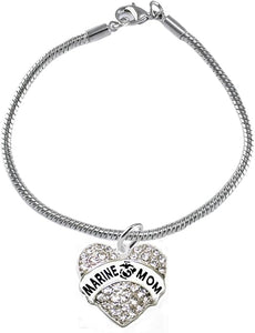 The Marine Mom Hypoallergenic Bracelet, Safe-Nickel, Lead, Cadmium Free
