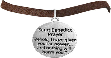 Saint Benedict Bracelet Prayer, Protect Me from Harm, from Evil, from The Devil.What A Wonderful Gift For yourself, Or Someone Special. Hypoallergenic-Safe. No Nickle, Lead Or Cadmium In The Metal