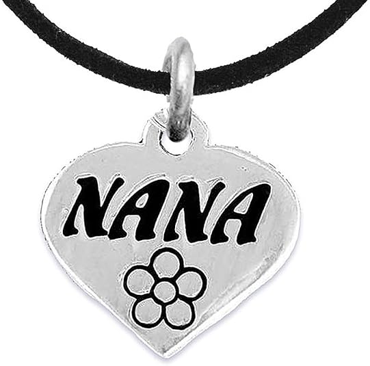 Nana Charm Necklace Adjustable, Hypoallergenic, Safe-Nickel, Lead & Cadmium Free!