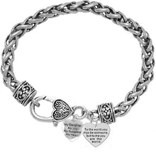 My Daughter, My JoyTo The World You... Bracelet, Hypoallergenic, Safe-Nickel, Lead, Free