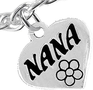 Nana Charm Bracelet Hypoallergenic, Safe-Nickel, Lead & Cadmium Free!
