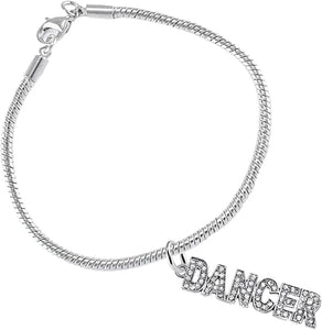 Beautiful Dancer Hypoallergenic Safe Bracelet. Nickel, Lead & Cadmium Free