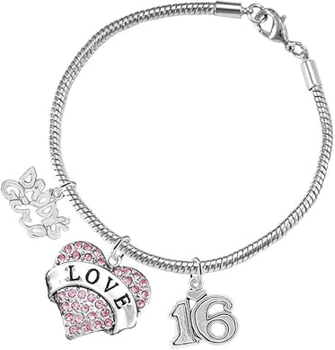 The Sweet Sixteen Hypoallergenic Love Safe-Nickel, Lead & Cadmium Free!