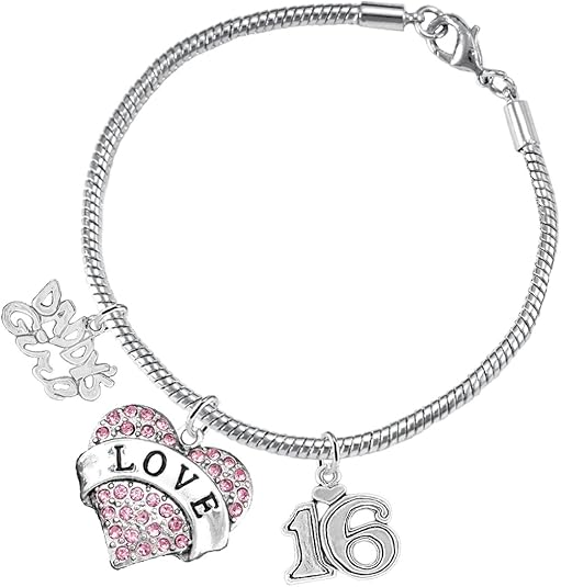 The Sweet Sixteen Hypoallergenic Love Safe-Nickel, Lead & Cadmium Free!