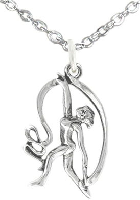Rhythmic Gymnastics Ribbons Necklace, Adjustable, Hypoallergenic, Nickel, Lead & Cadmium Free!