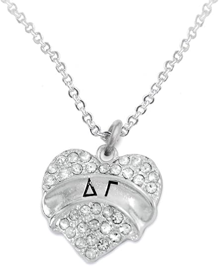 Delta Gamma Hypoallergenic Safe Necklace Nickel, Lead, Cadmium Free