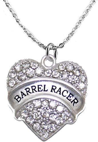 Barrel Racer Crystal Necklace, Safe-Nickel, Lead & Cadmium Free!