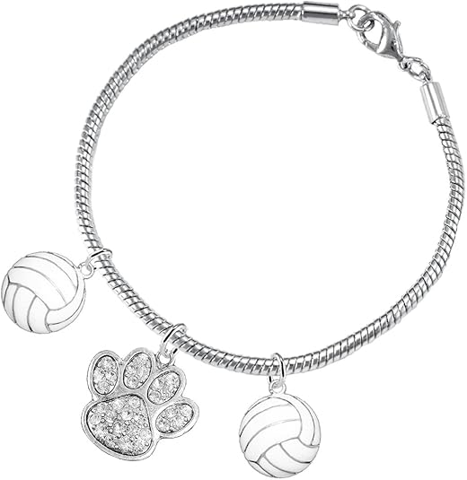 Crystal Paw Volleyball, Adjustable, Safe-Hypoallergenic, Nickel, Lead and Cadmium Free