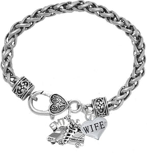 EMT, Wife Adjustable Necklace, Hypoallergenic, Safe-Nickel, Lead, Cadmium Free