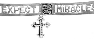 Expect Miracles, The Original Hypoallergenic, Safe-Nickel, Lead, Cadmium Free, Adjustable Stretch Bracelet