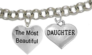 The Most Beautiful Daughter, Adjustable, Hypoallergenic, Safe-Nickel, Lead, Cadmium Free
