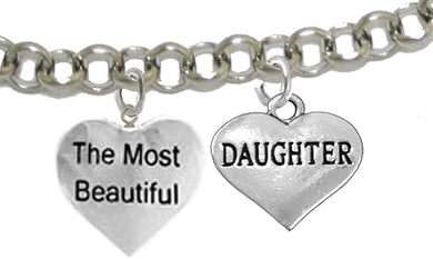 The Most Beautiful Daughter, Adjustable, Hypoallergenic, Safe-Nickel, Lead, Cadmium Free