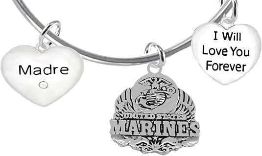 Madre, I Will Love You Forever, Marine Hypoallergenic, Safe-Nickel Free, No Poisonous Lead Or Cadmium
