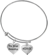 The Most Beautiful Memaw, Hypoallergenic, Safe-Nickel, Lead, Cadmium Free
