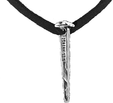 Isaiah 53:5, But he was pierced for our transgressions crushed for our iniquities and by his wounds we are healed.Hypoallergenic-Safe, No Nickel, No Lead And No Poisonous Cadmium