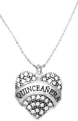 Quinceañera, Sterling Silver Solid .925 Sterling, Not Plated Or Coated. Cable Chain Necklace, Charm-Nickel, Lead, Cadmium Free2015
