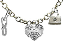 EMT, Adjustable Charm Necklace, Hypoallergenic, Safe-Nickel, Lead, Free