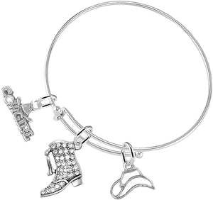 Drill 3 Charm Bracelet Hypoallergenic, Safe-Nickel, Lead & Cadmium Free!