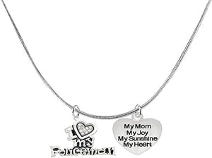 Policeman's, I Love My Policeman, My Mom, My Joy, My Sunshine, Adjustable, Hypoallergenic, Safe-Nickel, Lead, Free