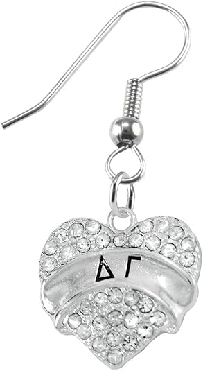 Delta Gamma Earrings, Safe- Hypoallergenic Nickel, Lead Free Licensed Sorority Jewelry Manufacturer
