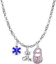 EMT, Paramedics Wife's, It's A Girl, Necklace, Hypoallergenic, Safe-Nickel, Lead, Cadmium Free