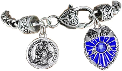 Policeman Keep My Husband Safe Policeman's Wife Hypoallergenic Adjustable Bracelet Nickle, Lead Free