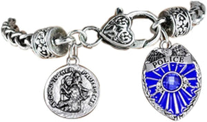 Policeman Keep My Husband Safe Policeman's Wife Hypoallergenic Adjustable Bracelet Nickle, Lead Free