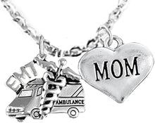 EMT, Mom Adjustable Necklace, Hypoallergenic, Safe-Nickel, Lead, Cadmium Free