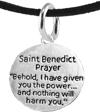 Saint Benedict Protective Charm, and Prayer, Protect Me from Harm, from Evil, from The Devil. Nickle, Lead Cadmium Free