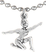 Gymnast Floor Pose Necklace, Adjustable, Hypoallergenic, Nickel, Lead & Cadmium Free!