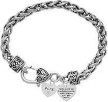 Mother's Day Jewelry, Mom, Jewelry, Grandma Jewelry Wife to The World You... Bracelet, Hypoallergenic, Safe-Nickel, Lead, Free