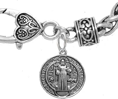 Saint Benedict Protective Charm, and Prayer, Protect Me from Harm, from Evil, from The Devil. Nickle Free