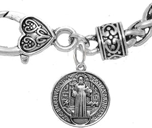 Saint Benedict Protective Charm, and Prayer, Protect Me from Harm, from Evil, from The Devil. Nickle Free