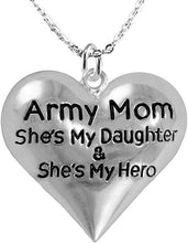 Army, Enlisted Daughter, My Daughter is My Hero, Adjustable, Hypoallergenic, Safe-Nickel, Lead, Cadmium Free