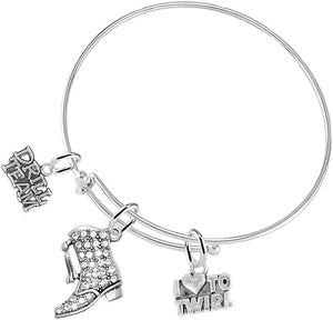Drill 3 Charm Bracelet Hypoallergenic, Safe-Nickel, Lead & Cadmium Free!