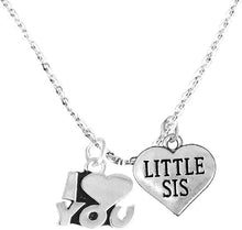 Little Sis I Love You Wheat Chain Bracelet, Hypoallergenic, Safe-Nickel, Lead, Cadmium Free