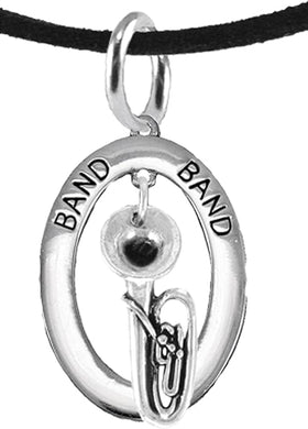 Band Tuba Player Hypoallergenic Adjustable Necklace, Safe-Nickel, Lead Free