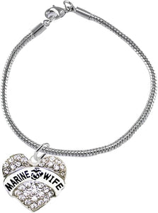 The Marine Wife Hypoallergenic Bracelet, Safe-Nickel, Lead, Cadmium Free