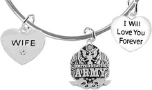 Wife, I Will Love You Forever, Army Hypoallergenic, Safe-Nickel Free, No Poisonous Lead Or Cadmium