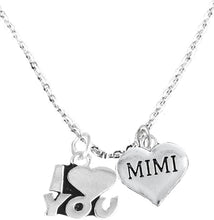 Mimi I Love You Adjustable Curb Chain Necklace, Hypoallergenic, Safe-Nickel, Lead, Cadmium Free