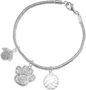 Crystal Paw Volleyball, Adjustable, Safe-Hypoallergenic, Nickel, Lead and Cadmium Free