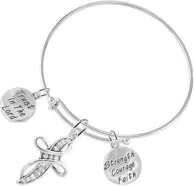 Christian 3 Charm Adjustable Bracelet Hypoallergenic, Safe-Nickel, Lead, Free