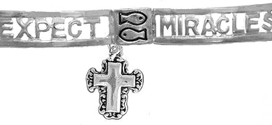 Expect Miracles, The Original Hypoallergenic, Safe-Nickel, Lead, Cadmium Free, Adjustable Stretch Bracelet