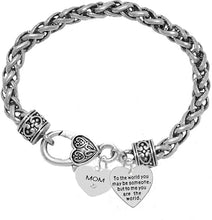 Mother's Day Jewelry, Grandma Jewelry Mom, to The World You May Be... Bracelet, Hypoallergenic, Safe
