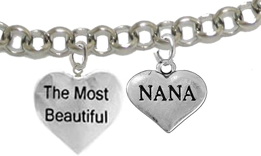 The Most Beautiful Nana, Adjustable, Hypoallergenic, Safe-Nickel, Lead, Cadmium Free