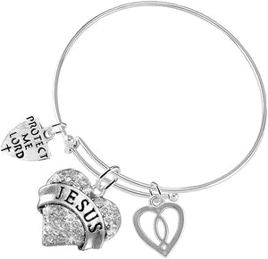 Christian 3 Charm Adjustable Bracelet Hypoallergenic, Safe-Nickel, Lead, Free